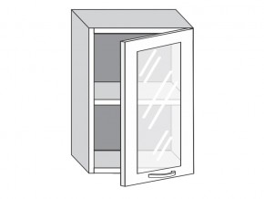 1.50.3 Шкаф настенный (h=720) на 500мм с 1-ой стекл. дверцей в Добрянке - dobryanka.magazin-mebel74.ru | фото