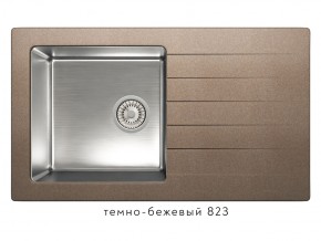 Мойка комбинированная Tolero twist TTS-860 Темно-бежевый 82 в Добрянке - dobryanka.magazin-mebel74.ru | фото