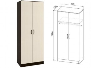 Шкаф 2 двери Ронда ШКР800.1 венге/дуб белфорт в Добрянке - dobryanka.magazin-mebel74.ru | фото