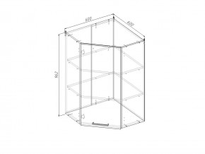 ВУ9 Модуль верхний Угловой МВУ9 в Добрянке - dobryanka.magazin-mebel74.ru | фото